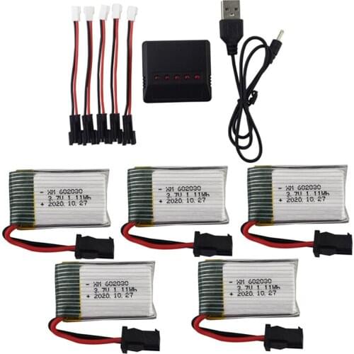 3.7V 300mah Lipo Battery with charger 602030 for 9610E 9604E RC Car High Speed RC Racing Child Toy Mini Car Spare Parts