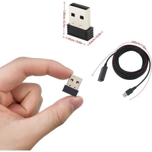 CYCPLUS Mini ANT+ USB Stick Wilress Transceiver Bicycle Accessories ANT USB Dongle for Garmin Zwift Wahoo Cycling Bike Trainer