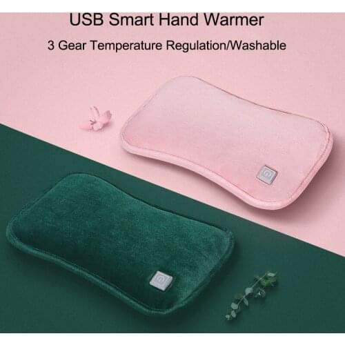 Electric USB Hand Warmer Graphene Safe Heating Pillow Winter Warm Heating Pad Gloves Thermal Portable Travel Office Heater Gift