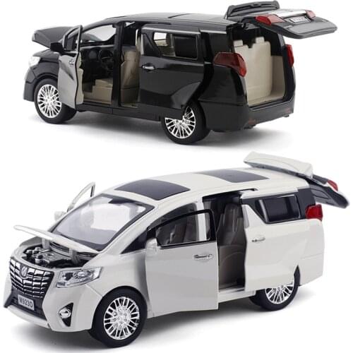 1:24 Alloy Model Simulation MPV 20Cm (M923O-6) W/6 Doors Openable Business Car Excellent Quality