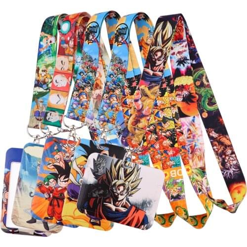 AD452 Patchfan Cartoon Lanyard Keychain keys Badge ID Mobile Phone Rope Kids Gifts Lanyard With Card Holder Cover