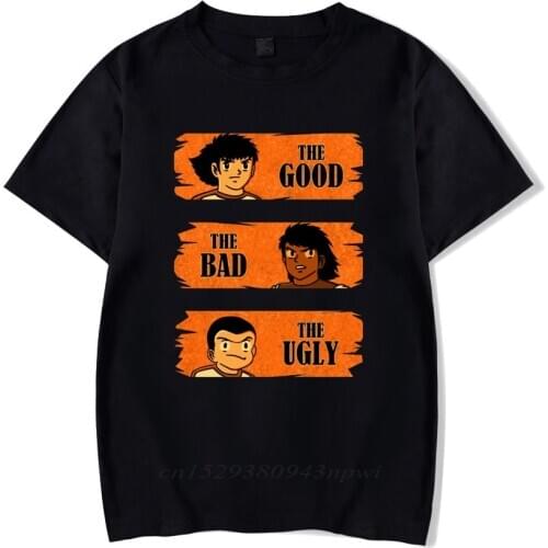 Hot sale Anime Captain Tsubasa T Shirt Men Cotton Short Sleeve T-shirt Fashion Hip Hop Shirt Tees Tops Harajuku Streetwear