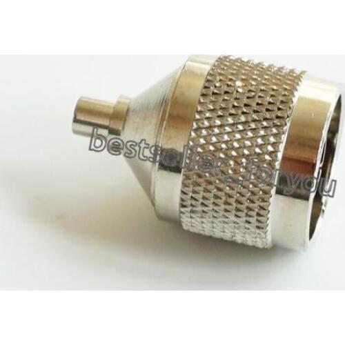 N-Type Male Plug To MCX Jack Female Straight RF Converter / Adapter Connector