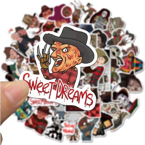 50 PCS Ghost King Stickers for Car Styling Bike Motorcycle Phone Laptop Travel Luggage Cool Funny Spoof JDM Decal