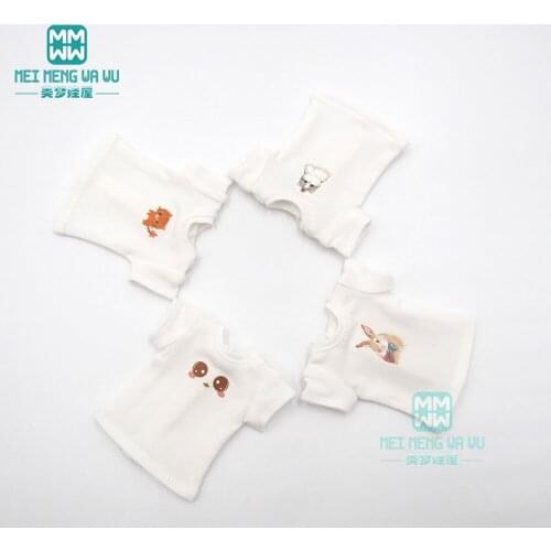 1PCS Blyth clothes Wild fashion white T-shirt for Blyth Azone 1/6 doll accessories