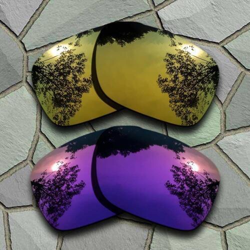 Yellow Golden&Purple Sunglasses Polarized Replacement Lenses for Oakley Holbrook