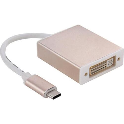 Portable USB 3.1 Type-C to DVI Video Converter 4K HDTV Digital Adapter Cable Connector Use for Laptop Mobile Phone