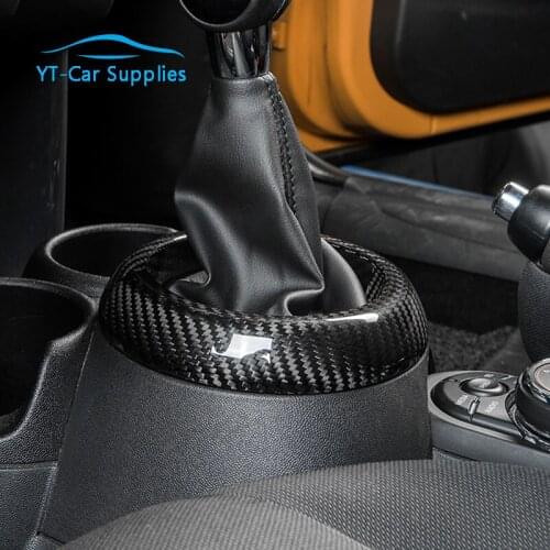 Car Gear Lever Dust Cover Gearshift Sticker For MINI COOPER F54 F55 F56 F60 F57 Clubman Accessories Modified Styling Decoration