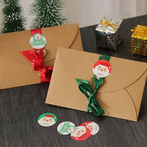 Christmas Greeting Card With Envelope Xmas Greeting Cards New Year Thank You Card Xmas Winter Holidays Blank Inside Kraft paper