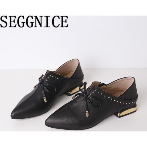SEGGNICE Women's Oxfords