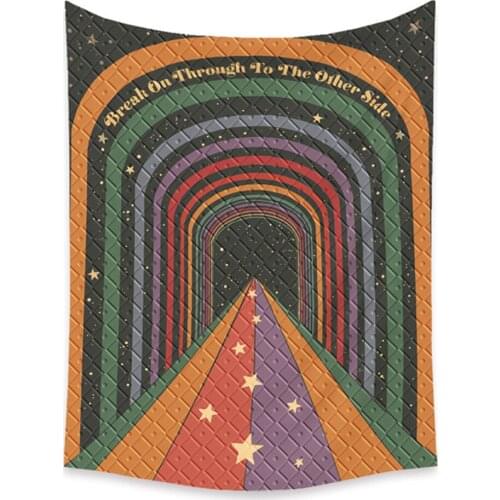 Time Tunnel tapestry psychedelic decorations for room wall aesthetic hippie wall tapestry