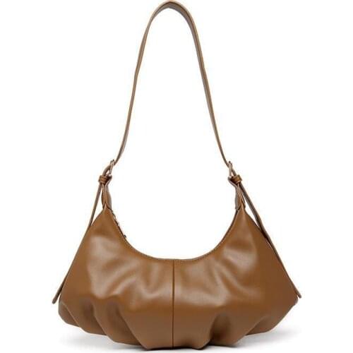 Cloud Bag Womens New 2021 Summer Trend Fashion Chain Pu Leather Bag Fold Dumplings Ladies Handbag Spot Wholesale
