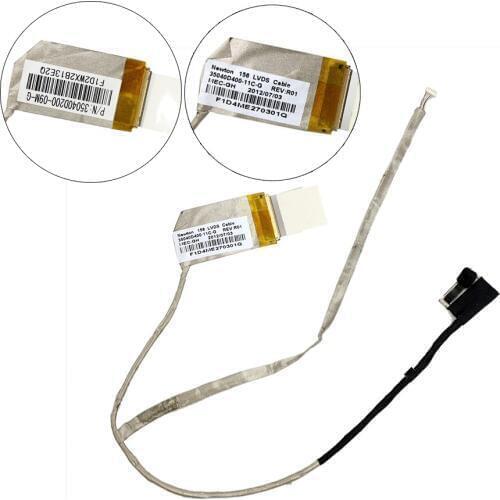 FOR Compaq Presario CQ58 HP 650 655 lcd cable 35040D000-H6W-G 35040D100-H0B-G 35040D400-11C-G 35040D300-GY0-G 686256-001