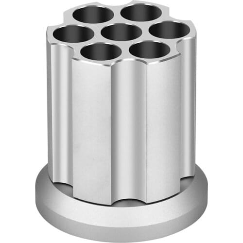 Aluminum Alloy Pen Holder, Office Round Pen Holder That Can Be Rotated 360 Degrees, Students Put Pen Utensils