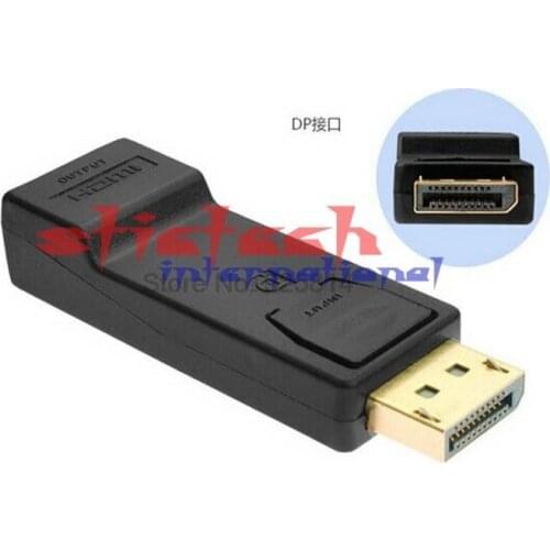 By dhl or ems 100pcs Male Display Port DP to Female HDMI Converter head F/M Cable 1080p for HDTV PC Converter cable Adapter