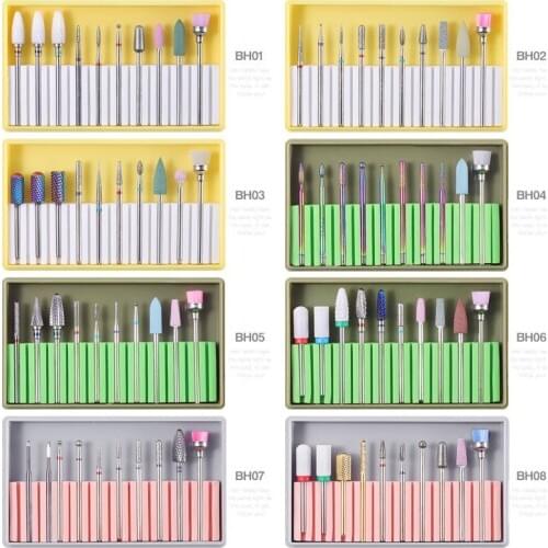 Milling Cutter For Manicure Ceramic Mill Manicure Machine Set Cutter For Pedicure Electric Nail Files Nail Drill Bit