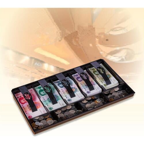 Money Box Cash Coin Register Insert Tray Replacement Cashier Drawer Storage Cash Register Tray Box Classify Store