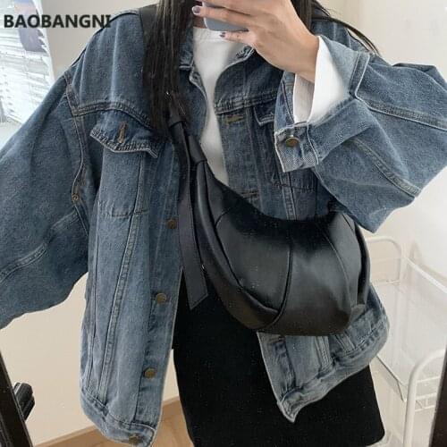 Leather Shoulder Bag Women Cross Body Bags For Women Designer Fashion Trend Luxury Handbags Dumpling Bag