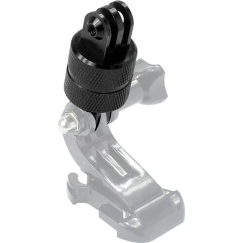 360 Degree Swivel Rotating Aluminium Tripod Mount Adapter Universal for GOPRO Hero 1 2 3 3+ 4 5Session SJ For GitUp Camera