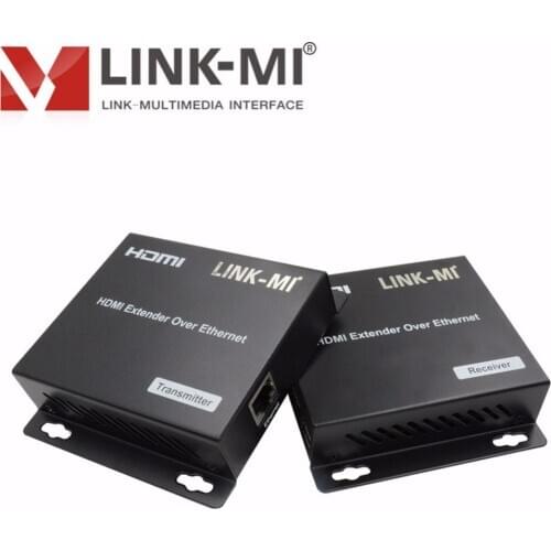 LINK-MI HDMI Extender 120m hdbit Over lan Cat6/6a/7 Ethernet with IR,up to 1080P