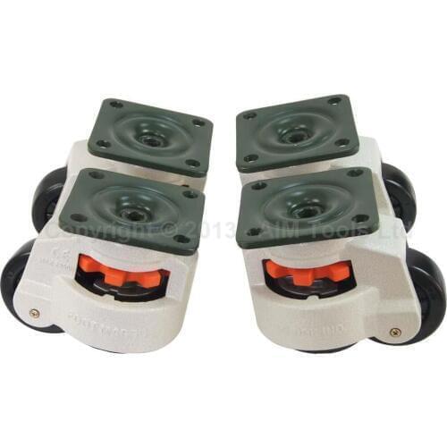 6PCs Set Swivel Heavy Duty Machine Levelling Castors Wheels GD-40F