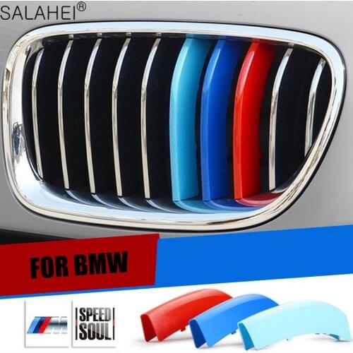 For BMW New 1 Series New 5 Series 3 Series GT X3 X4 X5 X6 X1 3 PCs/set Chinese Net Three-color Stickers Decorative Strip Styling