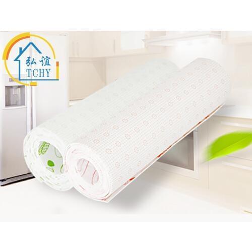 TCHY Non-Woven Placemat 36*300cm/lot Refrigerator Pad kitchen accessories decoration home for Fridge Mats Waterproof Bowl holder