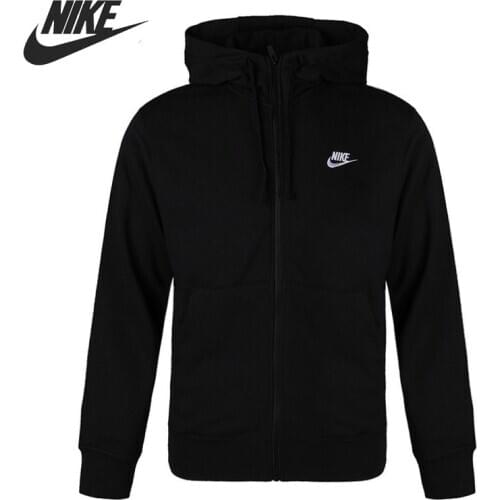 Original New Arrival NIKE M NSW CLUB HOODIE FZ FT Mens Jacket Hooded Sportswear