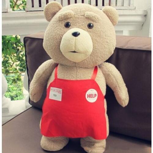 Teddy Bear Plush Toys In Apron 45CM Soft Stuffed Animals Ted Bear Plush Dolls for baby kids gifts