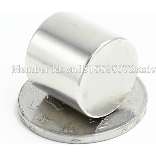 20pcs Strong Round Dia 16mm x 10mm N35 Rare Earth Neodymium Magnet Art Craft Fridge 16x10mm