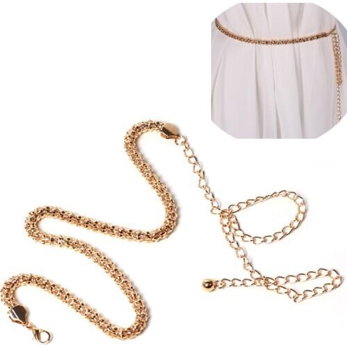 Retro Belts For Women Pearl Belt Waistbands Long Tassel For Party Jewelry Dress Waist Chain Pendant Belts