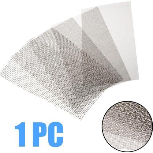 5/8/20/30/40 Mesh Woven Wire Mesh Sheet Stainless Steel Woven Cloth Screen Wire Filter Sheet 6x12