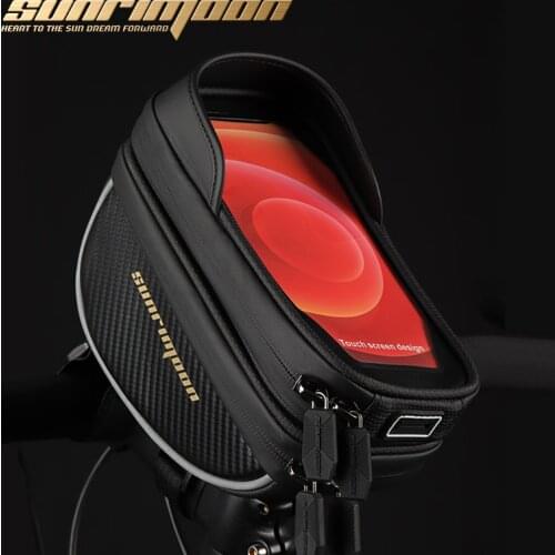 SUNRIMOON F005 Double Top Bag For Mountain Bike, Balanced Bag For Electric Vehicle, Super Light Portable Universal Packing Bag