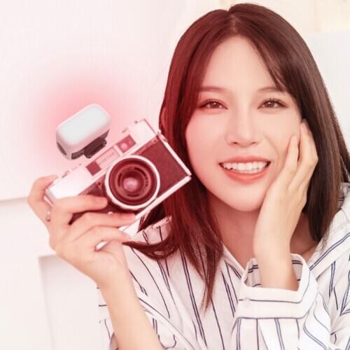 Ulanzi VL15 RGB LED Video Light Mini Portable Vlog Light With Cold Shoe For DSLR Smartphone Gopro Camera 2W Type-C Charging