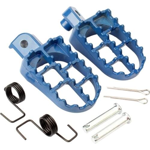 Universal Foot Pegs Footrests For Yamaha PW50 PW80 TW200 Honda XR/CRF Pit Dirt Bike