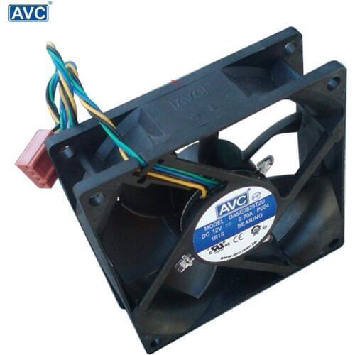For AVC DASE0825T2U 12V 0.70A 80mm fan LED light computer case cooling fan cooler