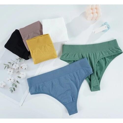 ATHVOTAR 3Pcs Seamless Thongs Briefs Female G-String Thongs Sexy Women Briefs Underpants Comfortable Panties Free Shipping
