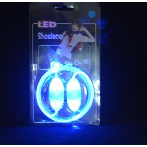 1 Pair Fashion LED Luminous Shoelace Toy Accessories Glow In The Dark Improve Manipulative Ability Gift Toys -MX8