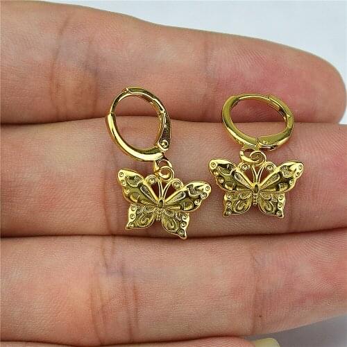 2021 new electroplating AAA micro cubic zirconia inlaid gold bow earrings jewelry womens gifts mens gifts