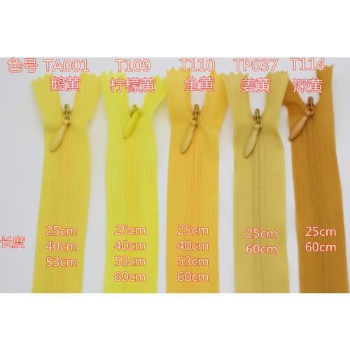 No. 3 Invisible Zipper 60cm 100/Bag