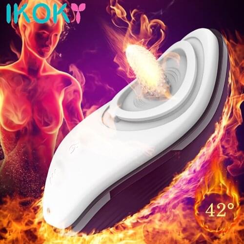 7 Mode Tongue Vibrator Female Masturbator Oral Sucking Stimulator Sex Toys for Women Heating Licking Vibrators Nipper Sucker