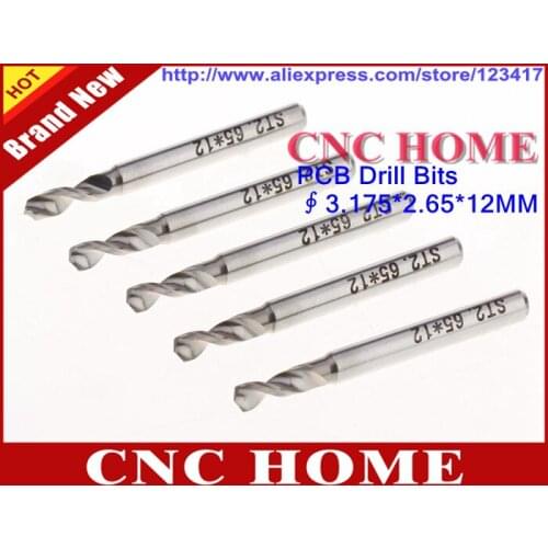 Promotion 10pcs 3.175*2.65*12MM Engraving Tool Bit, Carbide Micro Drill, PCB Drill Needle on Circuit Board, Stainless Steel, SMT