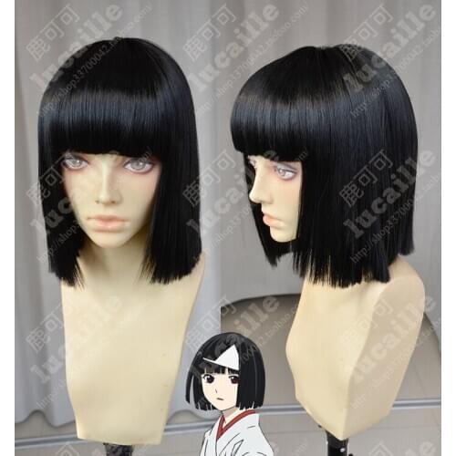 Anime Noragami Nora Cosplay Wig Short Black Heat Resistant Synthetic Hair Wigs + Wig Cap
