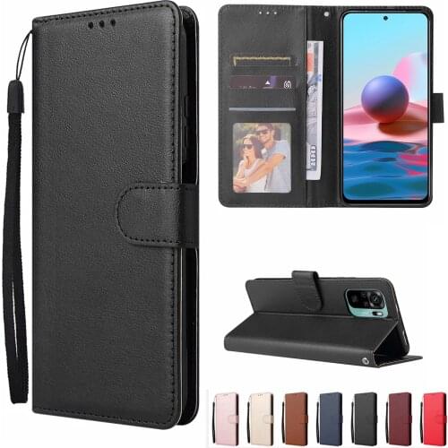 Leather Flip Case For Xiaomi Redmi Note 10 9 8 8T 7 6 5 S/Pro Max 9 9A 9C 8 Mi 11 10T 9 F1 5X Lite Wallet Case Protect Cover