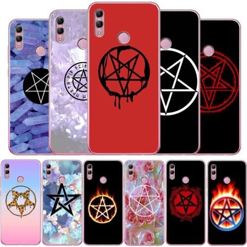 Satanic Pentagram For Huawei Mate9 10 20 30 Pro lite Phone case for honor 9 10 20 30 Lite Pro soft Back Cover