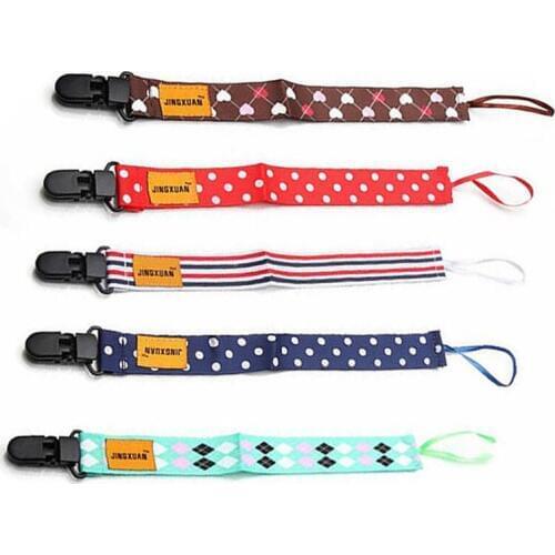 Baby Pacifier Chain Dummy Clip Holder Feeding Product Animal Cartoon Baby Pacifier Anti lost Chain pacifier chain L0033