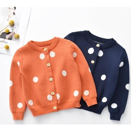Children Sweater 2020 Autumn/Winter New Baby Kids Cotton Jacket Girl Knitted Cardigan Christmas Sweater Jacket Clothes For Girls