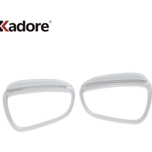 For Ford Focus 2019 2020 Chrome Rearview Door Side Mirror Cover Rain Snow Guard Visor Trim Decoration Protector accessories