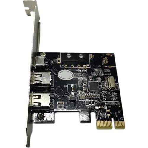 Firewire Card,PCIe Firewire 800 Adapter for Win10,3 Ports IEEE 1394 PCI Express Controller Card for Desktop PC Win 7