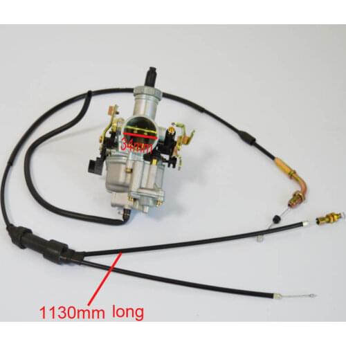 Accelerating Pump Carburetor Dual Cable pz30 30mm 250cc pz27 27mm 150cc motorcycle dirt bike atv accessories quad